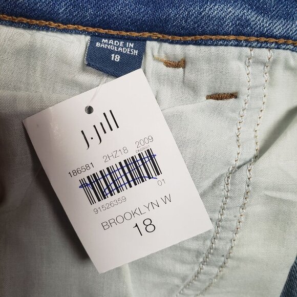 J Jill Boyfriend Straight Leg Ankle Jeans Womens 18‎ - Picture 9 of 11